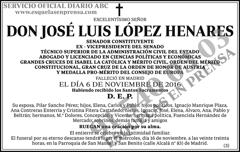 José Luis López Henares